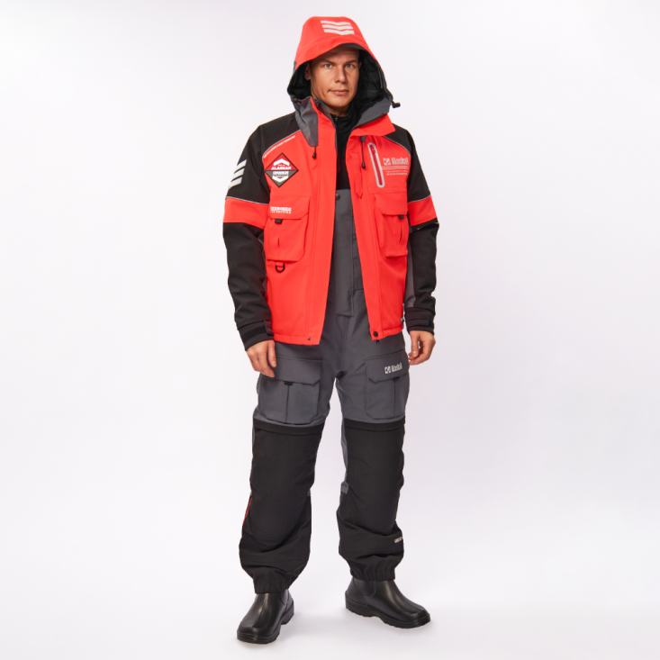 Костюм зимний Alaskan Cherokee Sea Edition поддерживающий  XL красный/серый/черный